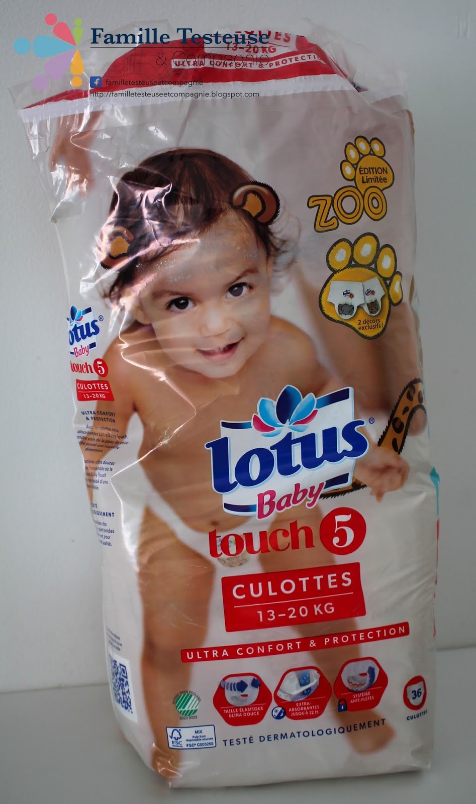 Couches culottes bébé taille 6 : 16 - 26kg douceur naturelle LOTUS