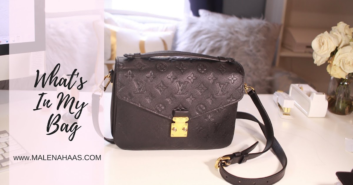 Whats in my bag?!  Louis Vuitton Pochette Metis 