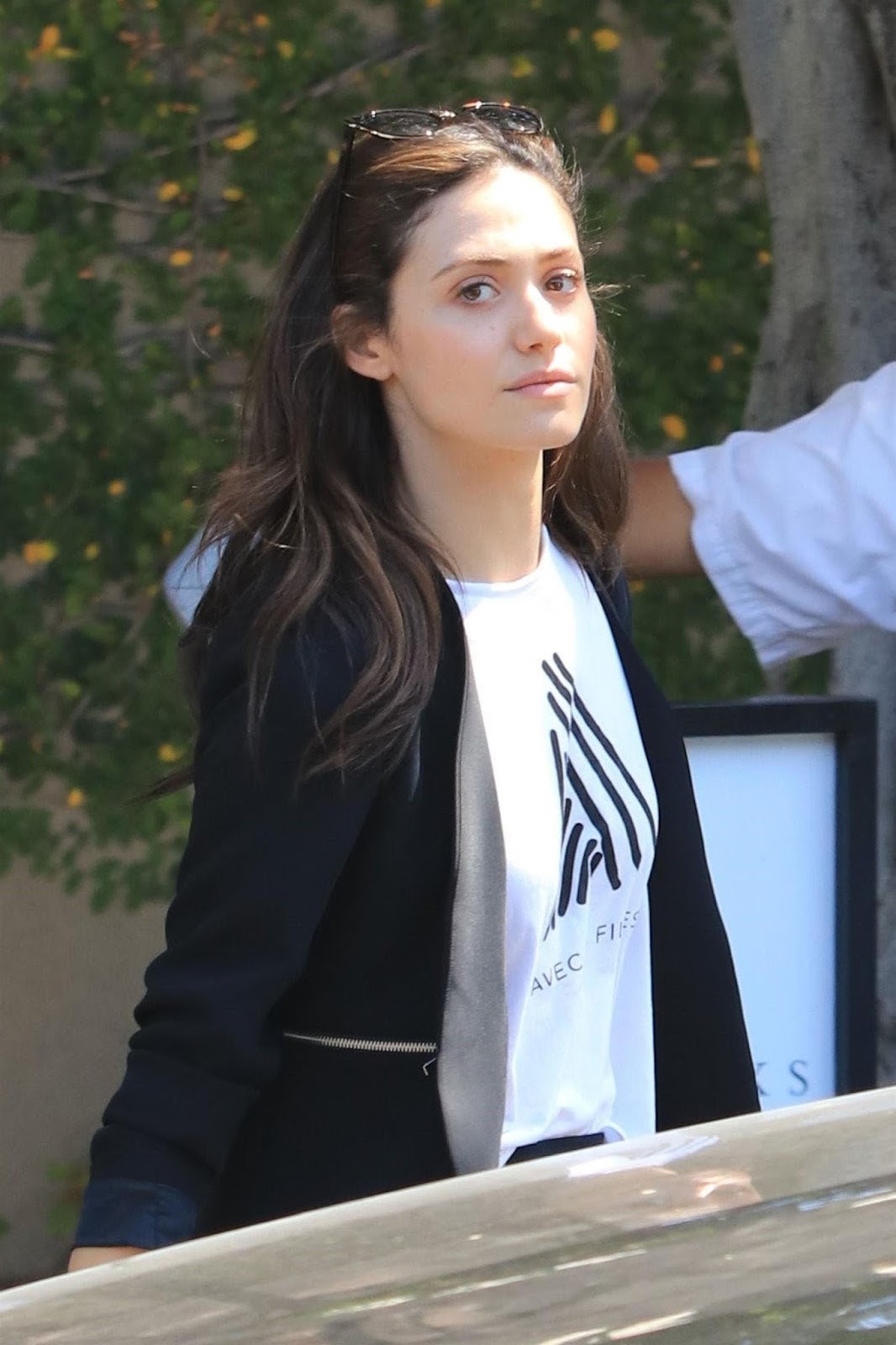 Emmy Rossum || Shopping with friends in West Hollywood - June 29, 2017