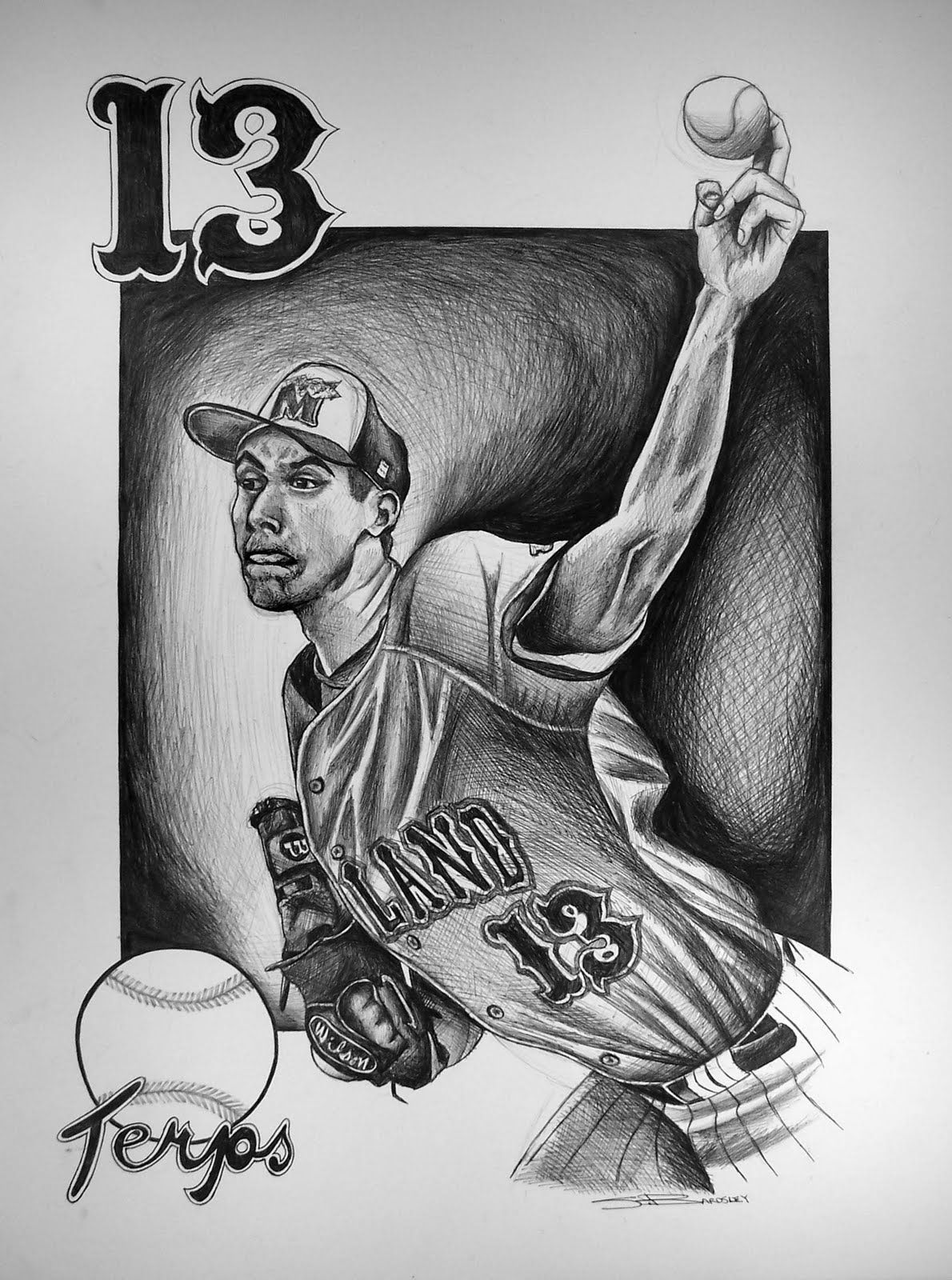 Bardsley Sports Art Eric Potter 2011