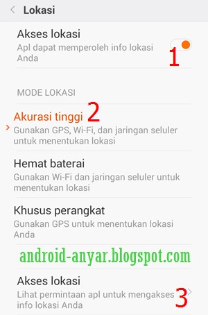 Cara Mengubah Setelan Lokasi Android Menjadi Akurasi Tinggi