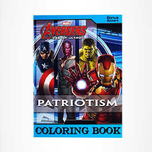Buku Gambar Marvel Avengers Age Of Ultron Patriotism