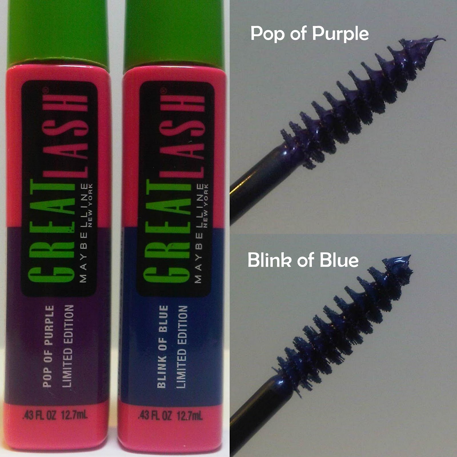 REVIEW Maybelline Great Lash Limited Edition Color Mascaras Shades