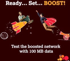 Get free 100 mb 3G data for Tata DoCoMo