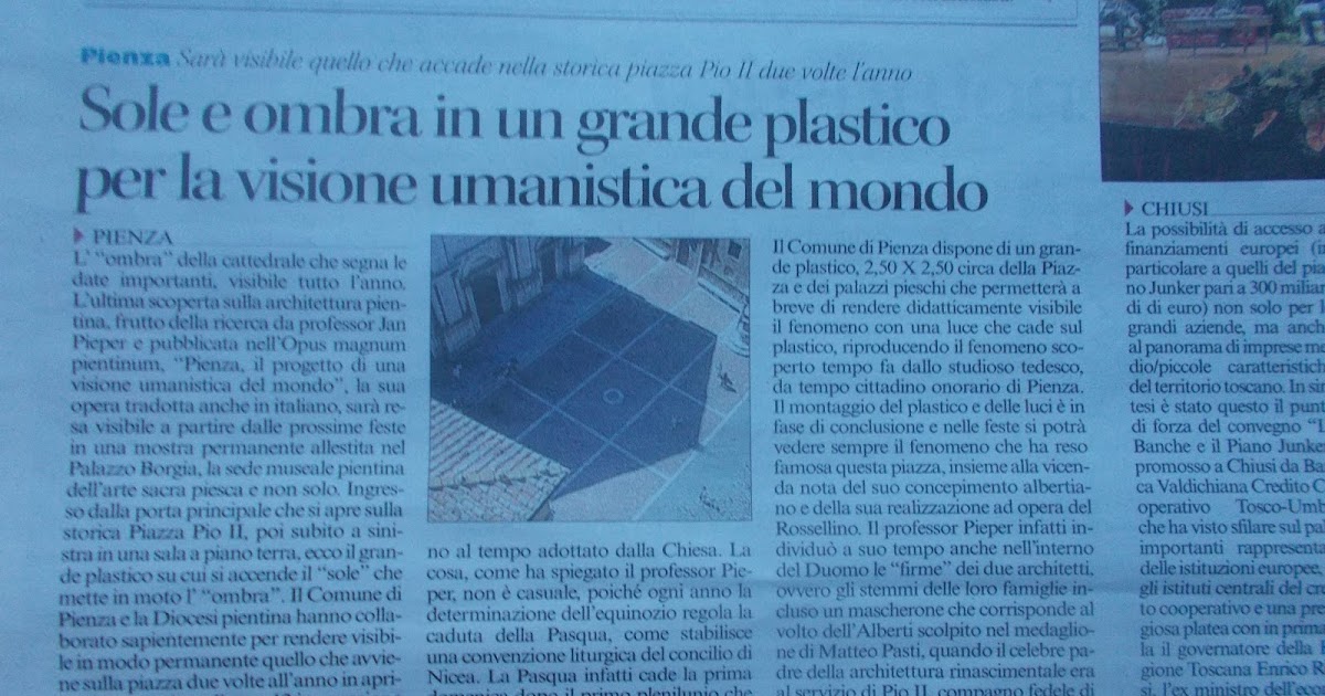 Fabio Pellegrini Notizie dalla Val d'Orcia