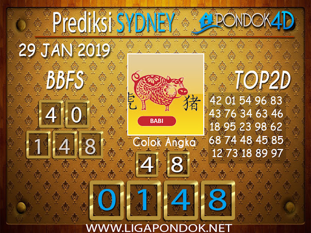 Prediksi Togel SYDNEY PONDOK4D 29 JANUARI 2019 Prediksi Togel SYDNEY PONDOK4D 29 JANUARI 2019