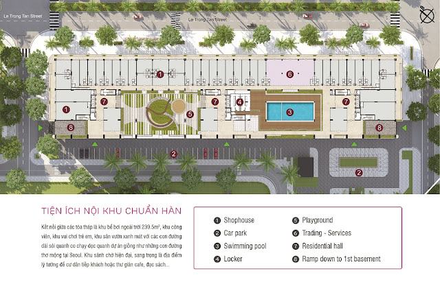 Mặt Bằng Tổng Thể Khu ShopHouse The K Park Mặt Bằng Tổng Thể Khu ShopHouse The K Park
