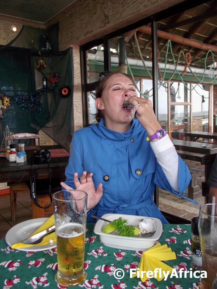 Port Elizabeth Daily Photo Eating oysters