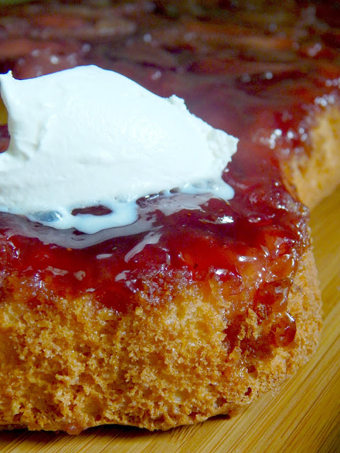 strawberry upside down cake (sweetandsavoryfood.com)