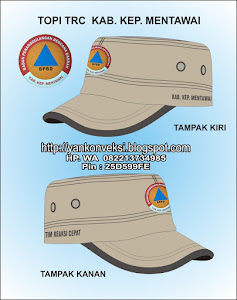 TOPI KOMANDO TOPI LAPANGAN PESANAN TIM REAKSI CEPAT KAB. KEP. MENTAWAI