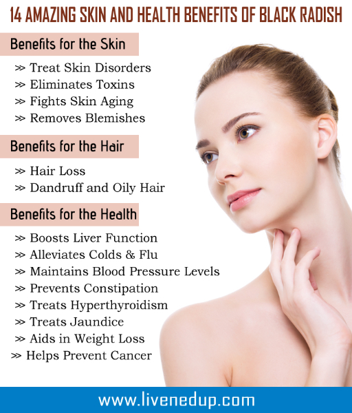 14 AMAZING SKIN AND HEALTH BENEFITS OF BLACK RADISH