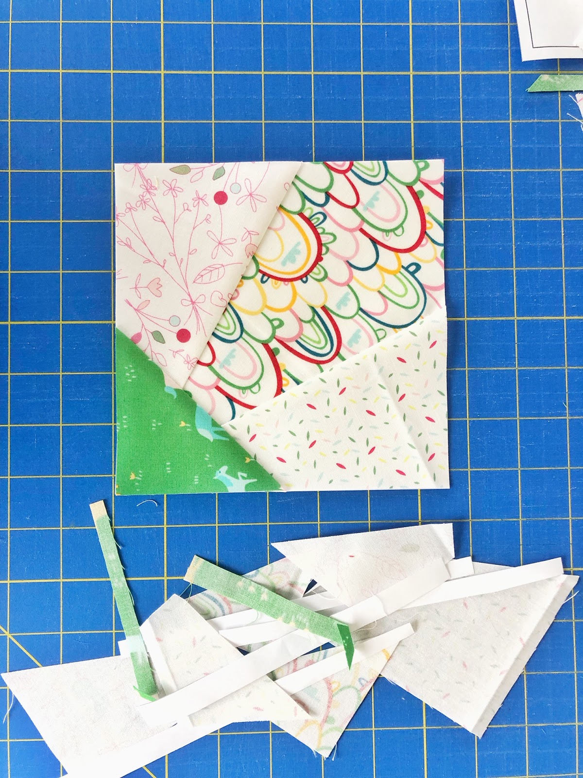 Free Foundation Paper Piecing Pattern: Ray Quilt Block