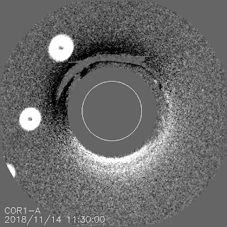 SECCHI Data Reveals Massive Solar and UFO Activity Along with Apparent Cover-Up SECCHI%2BCOR1-A%2BUFO