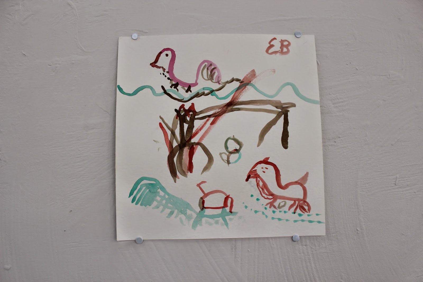 Alzheimer's Glass and Iron Paintings created by elderly suffering with