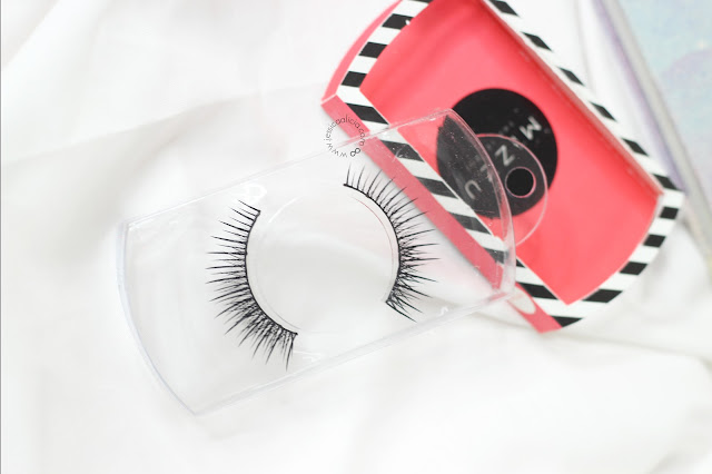 Mizzu Cosmetics Eyeshadow Velvet Plum & Fake Eyelashes review by Jessica Alicia