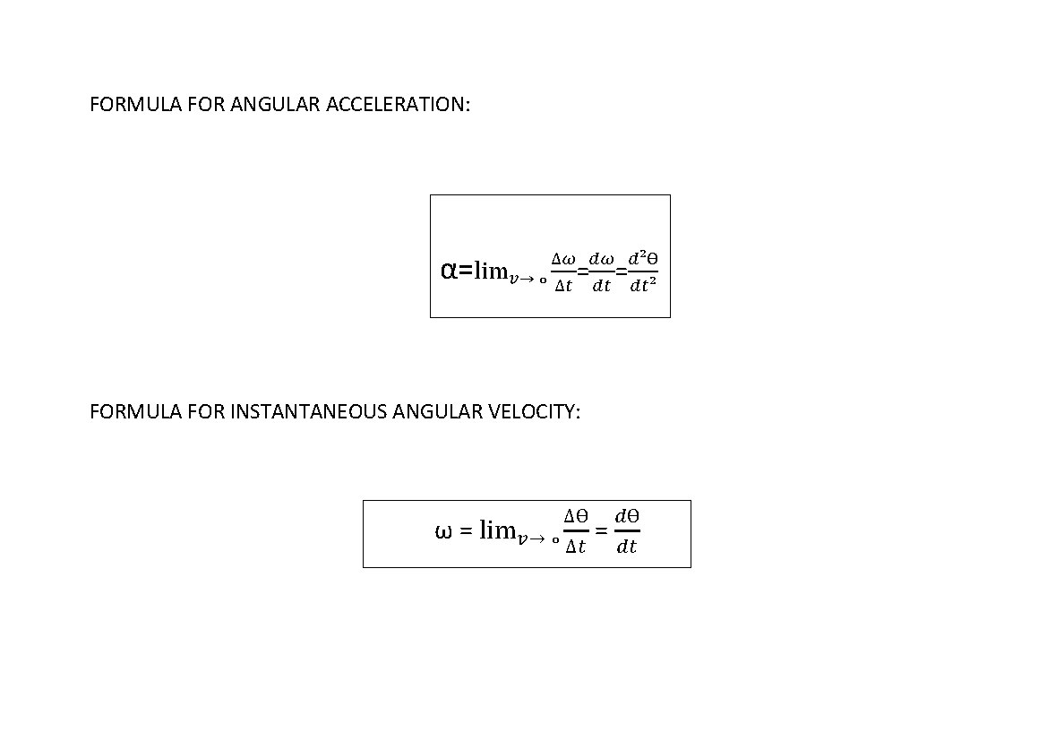 Velocity And Acceleration