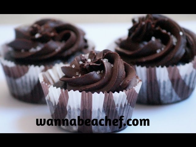 Eggless Chocolate cupcake with Chocolate Whipped Cream ( Vegan Chocolate cupcake)