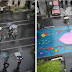 When It Rains In Seoul These Beautiful Murals Appear On The Roads