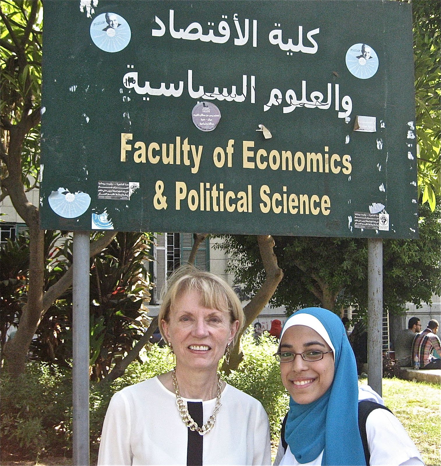 Riphenburg/Egypt Statue of Liberty Alive and Well at Cairo University