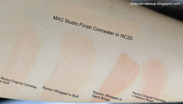 Revlon whipped foundation buff sand beige NC20 NC25