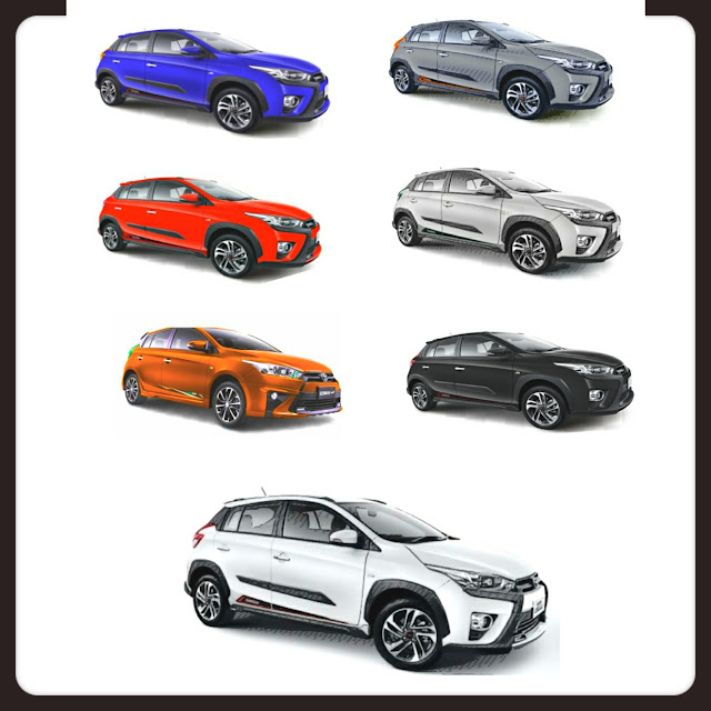 Hasil gambar untuk warna toyota yaris 2017