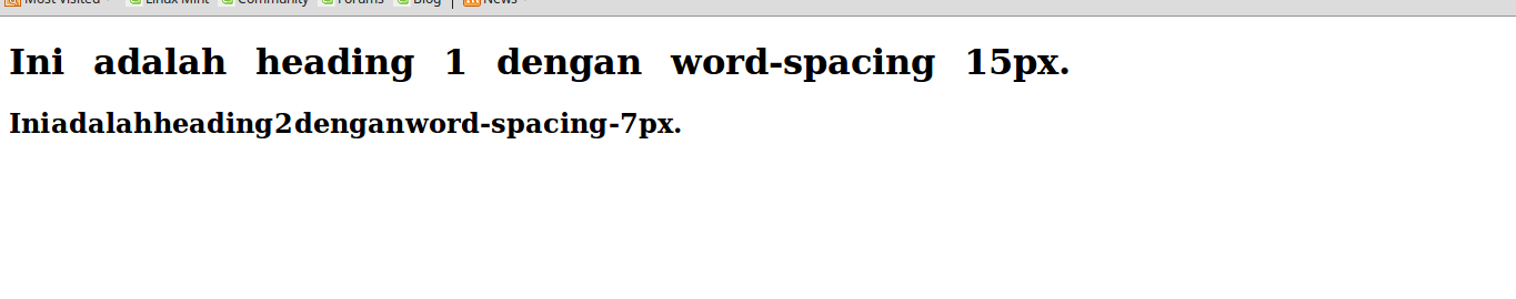 For Your Information: CSS : Format Teks Dengan CSS
