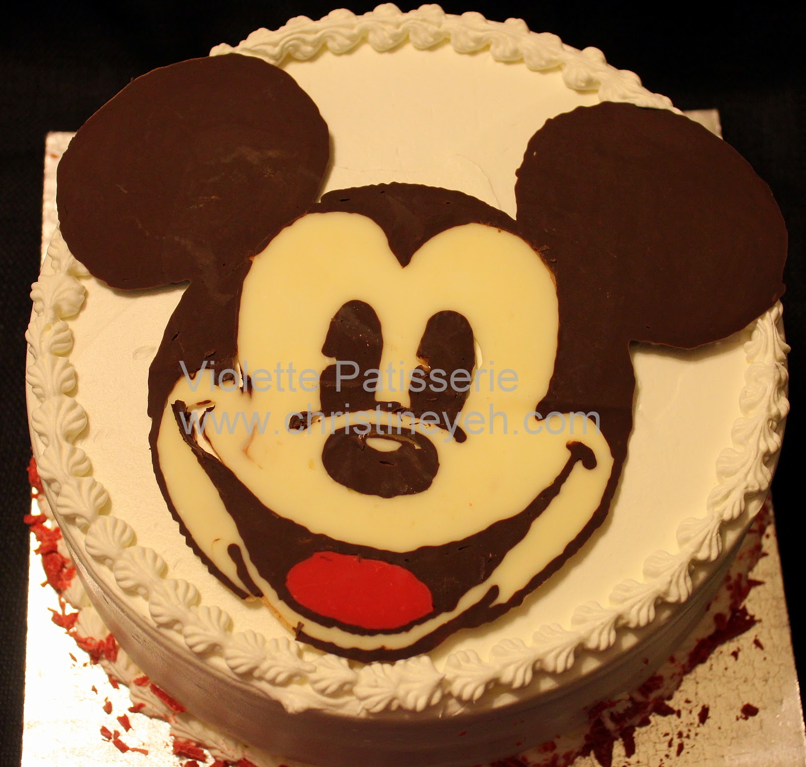 Connie's Home Sweets: 產品編號: A2865 米奇老鼠主題蛋糕 生日蛋糕 birthday cake翻糖蛋糕 ...