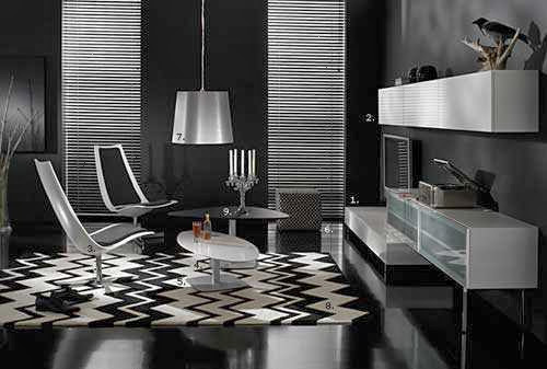 black & white interior design ideas