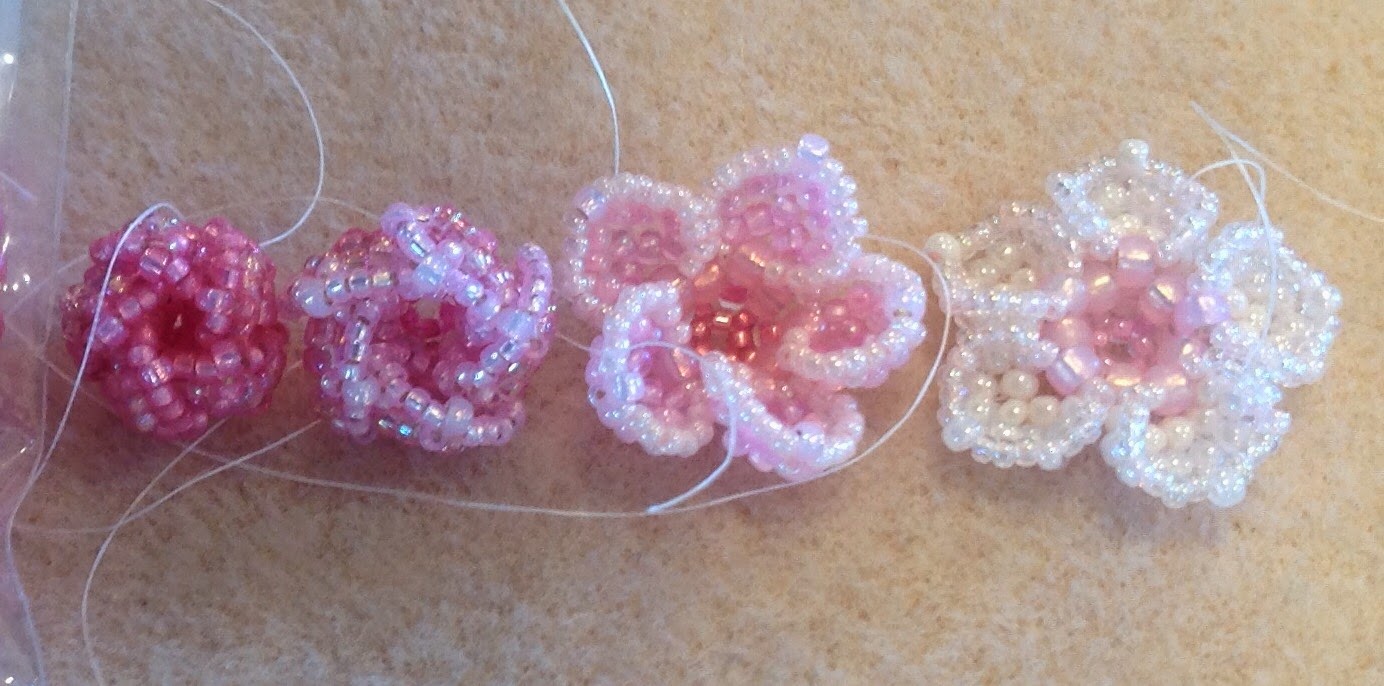 HAUTE ICE BEADWORK: About Time to be Ka-Blooming!