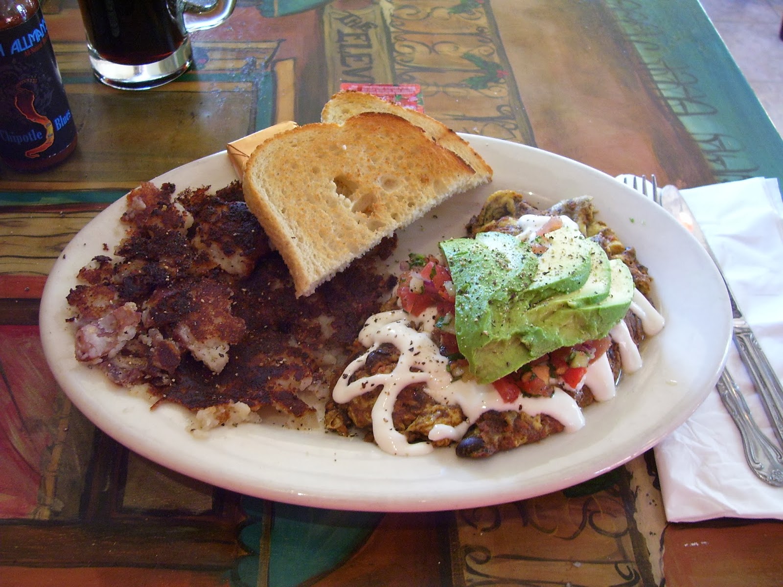 Breakfast at Epiphany's Bean Bag Café