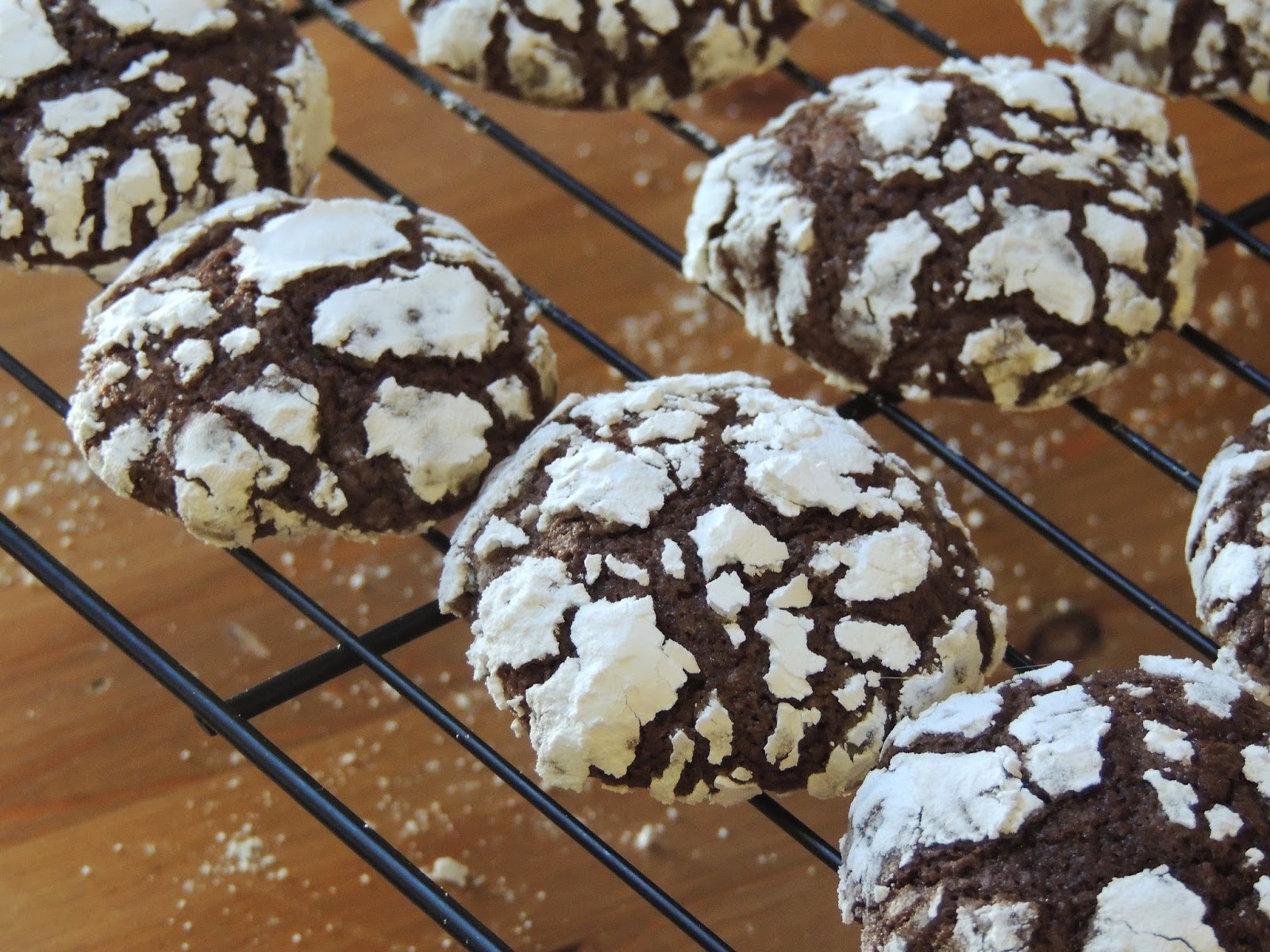 Gas Stove Girl Chocolate Crinkle Cookies