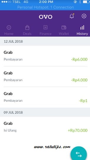 Pengalaman Menggunakan Aplikasi OVO, Pakai Grab Cukup Bayar 1 Rupiah Saja!