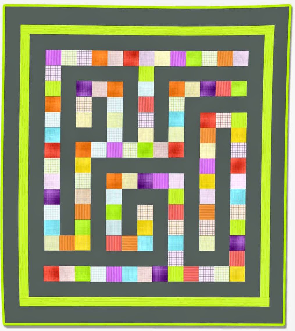 Free pattern!  Maze quilt