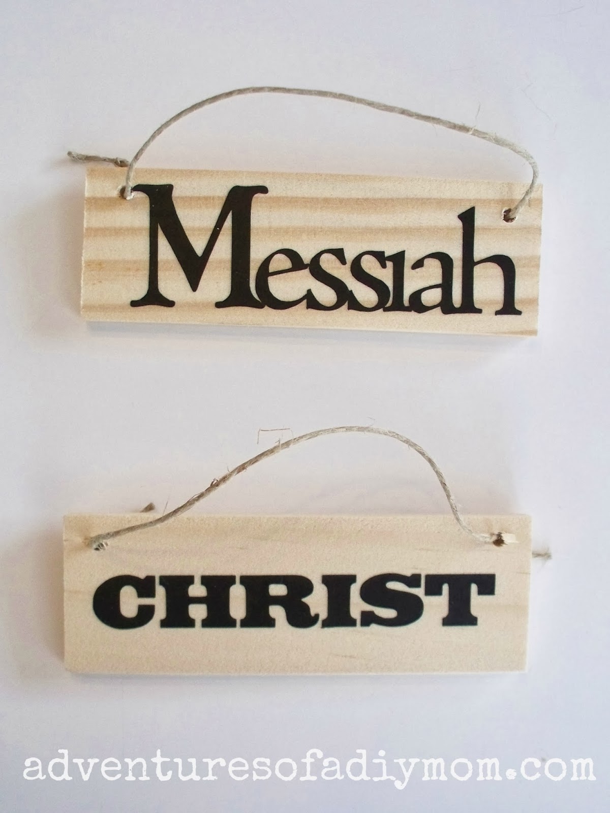 Paint Stick Ornaments Nativity Ornament Series Adventures of a DIY Mom