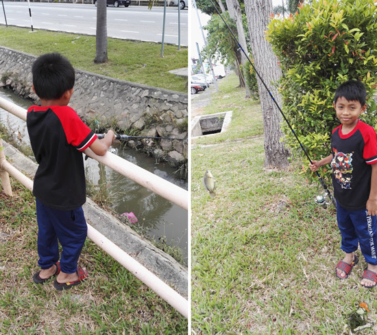 Budak Darjah Dua Lepas Gian Tepi Parit Budak Darjah Dua Lepas Gian Tepi Parit