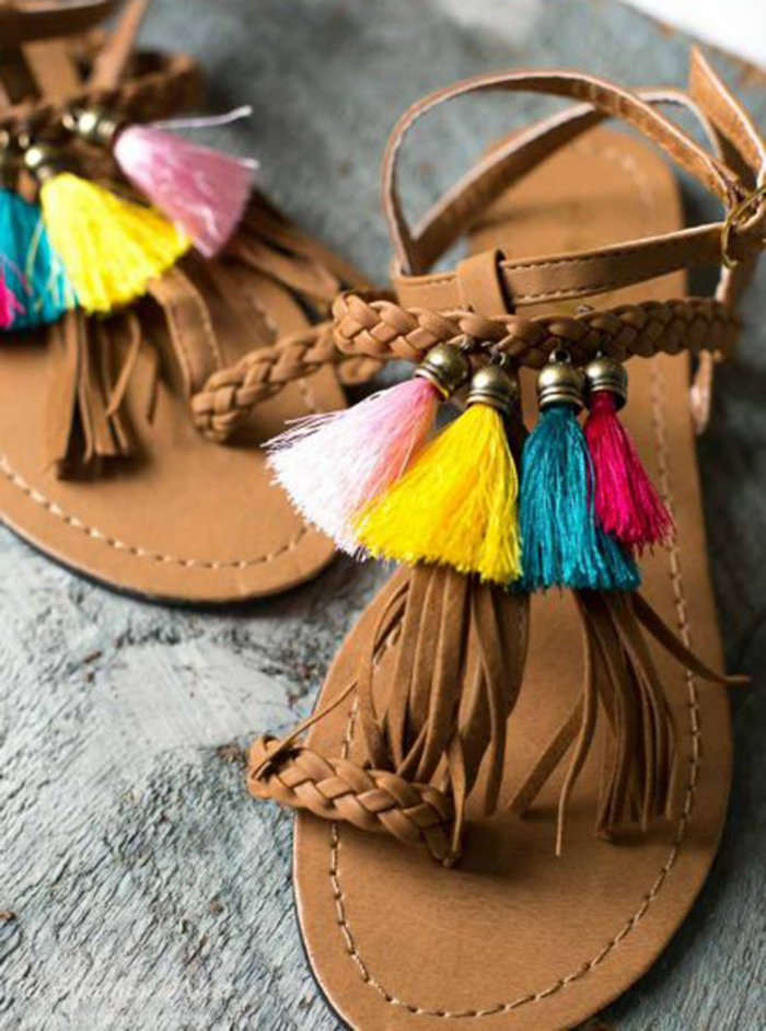 6 pretty DIY to customize your sandals Ohoh deco