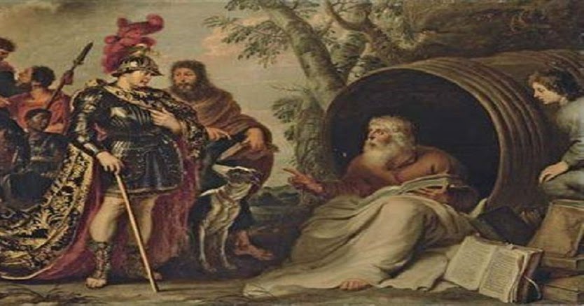 диоген и македонский