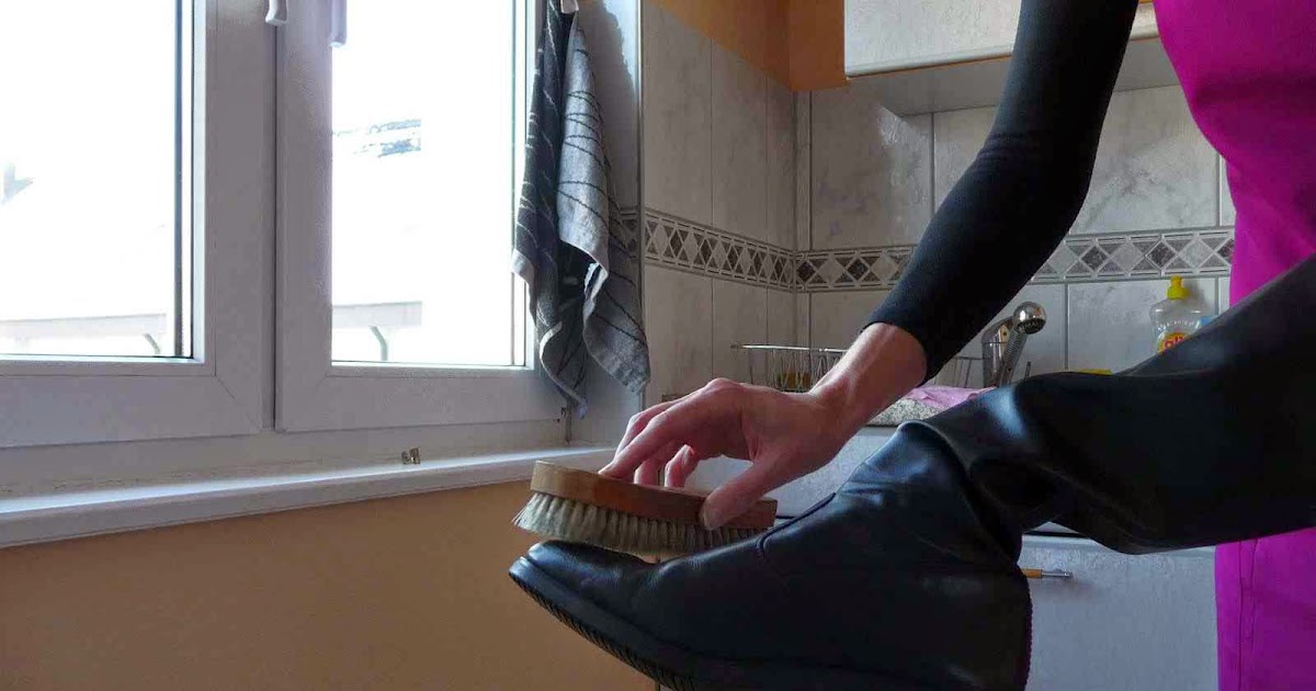 removing shoe polish