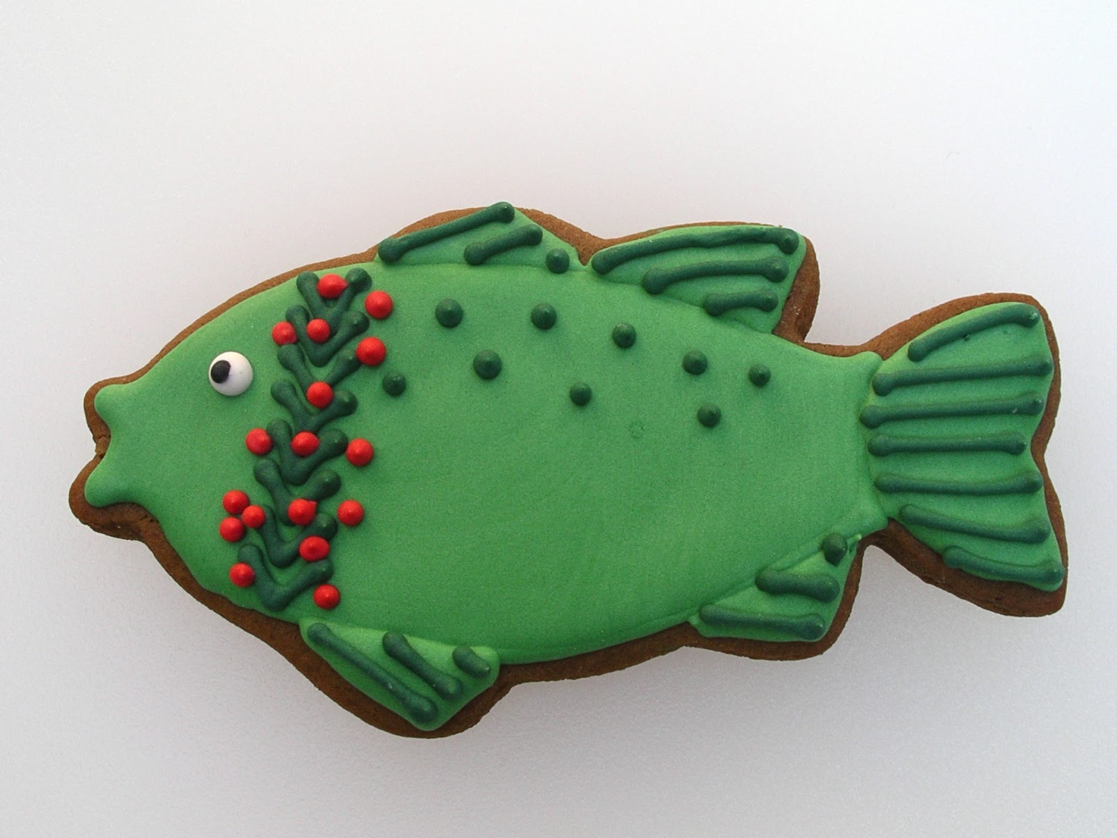 Nina's Show & Tell Christmas Fish Cookies