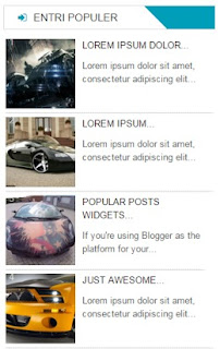 6 Widget Popular Posts Keren Untuk Blogger
