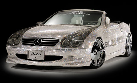 Diamond Covered Mercedes Benz