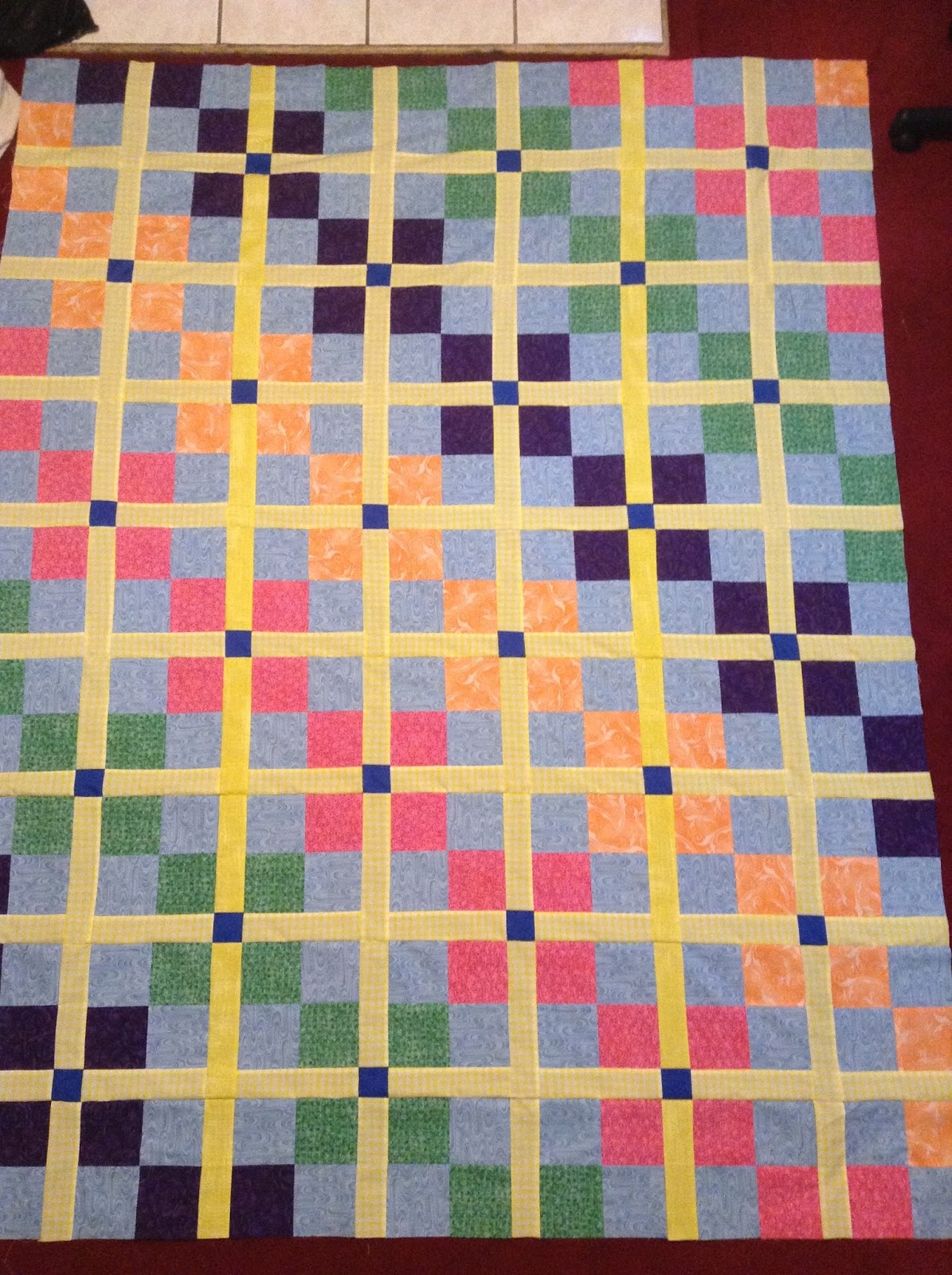 Show Me Sewing The Quilt Fiona made