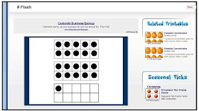 Teach it With Class: New Math Website {subitizing game}
