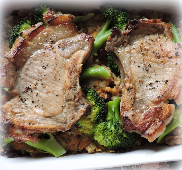 Pork Chops & Stuffing