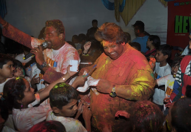 Bollywood & Tellywood Celebs Celebrating Holi