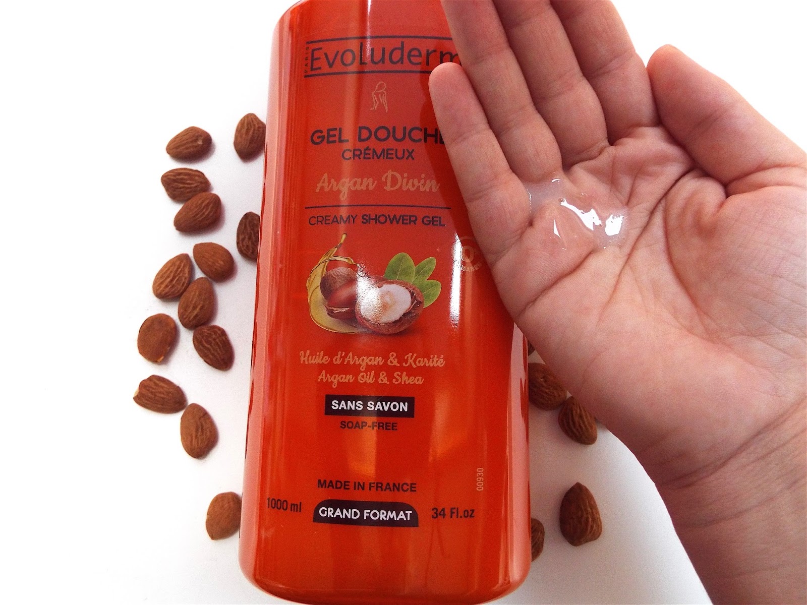 Doliderm Gel Douche Crémeux 2 En 1 Corps & Cheveux Elixir D'Argan - 1 L - INCI Beauty