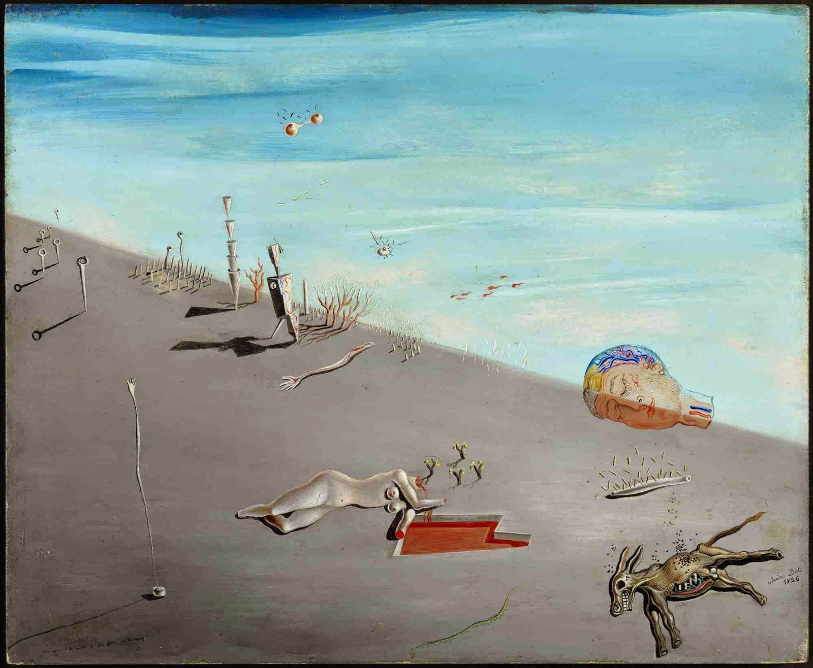 Aparición De Un Rostro Y Un Frutero En La Playa V Art: ¿Picasso vs Dalí? (I)