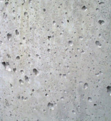 air voids in formed finish of concrete modified with High Range Water Reducing Admixtures