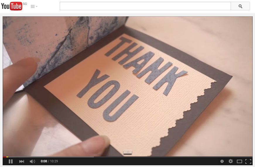 Braysel's Diary DIY Crafts How to make a box card Tutorial 01