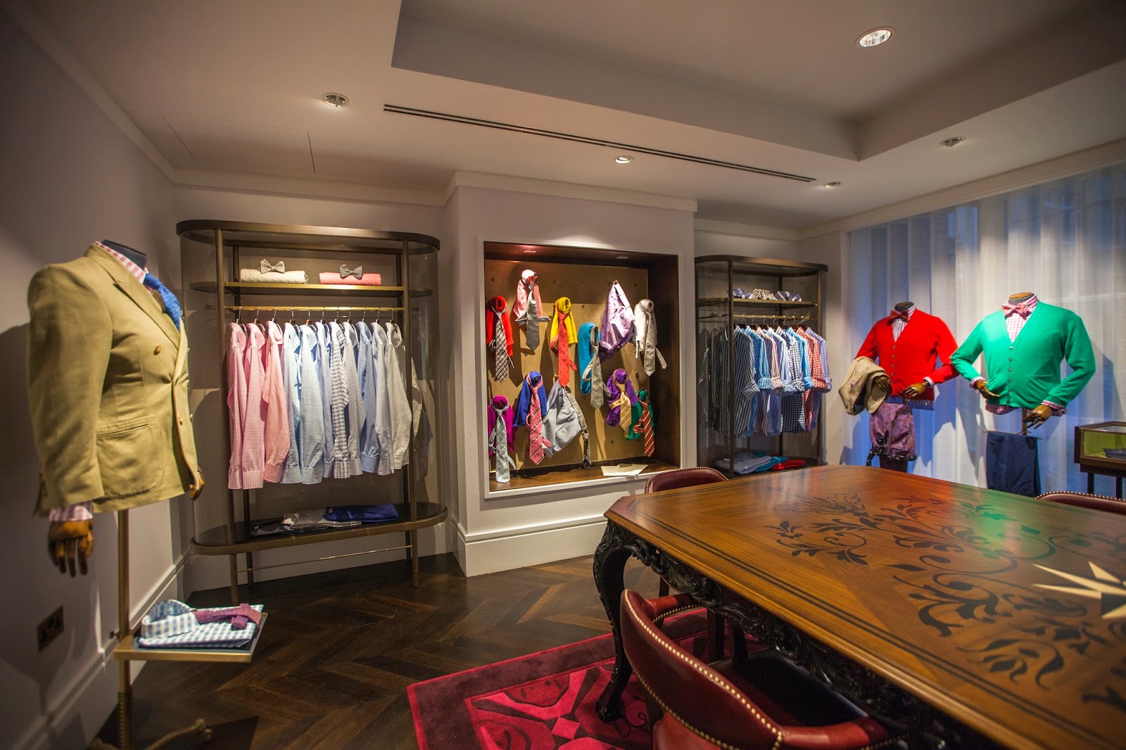 Turnbull & Asser, LCM, London Collections, flagship store, Spring 2015, Suits and Shirts,